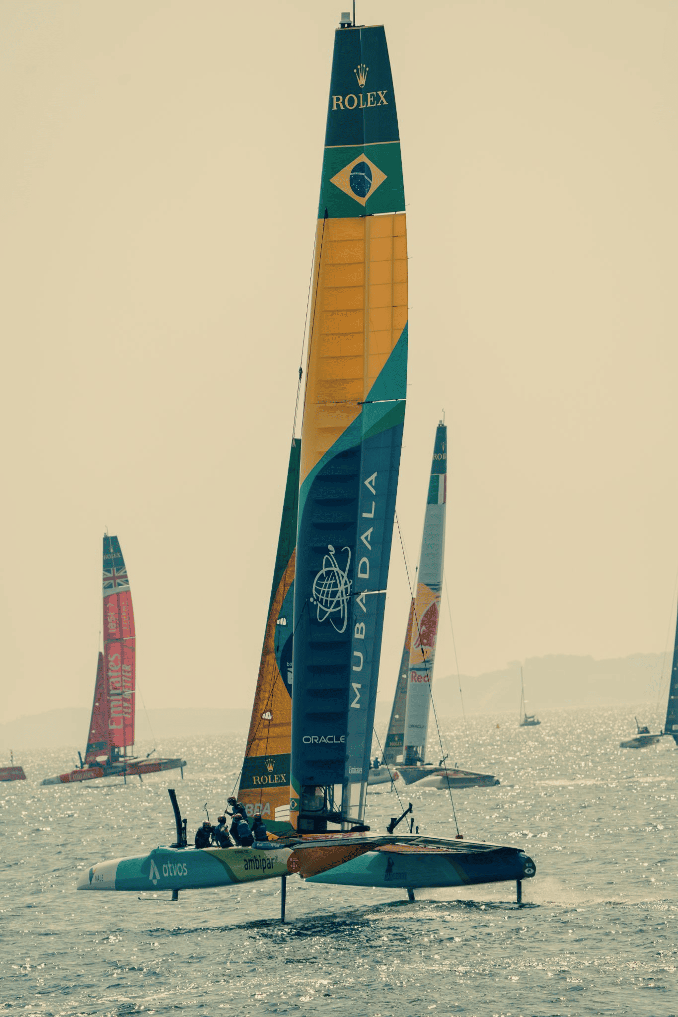 Brasil volta às águas na etapa de Saint-Tropez do SailGP após acidente na Alemanha
